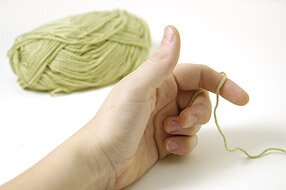 left-handed index finger method